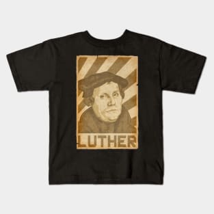 Martin Luther Retro Propaganda Kids T-Shirt